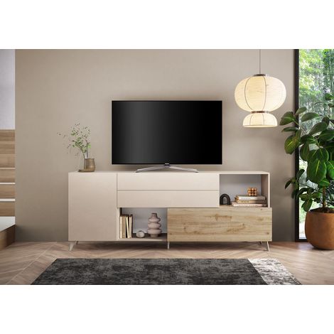 Buffet/bahut 241 cm chêne cadiz/cachemire Minorka (1/4)