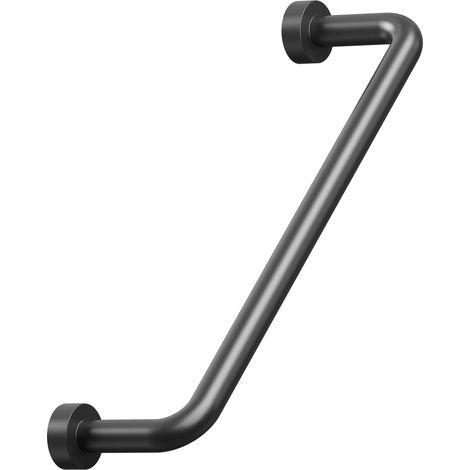 Griff Lounge ø 7mm, LA 128mm, Möbelgriff Breite 142mm, Zinkdruckguss schwarz matt
