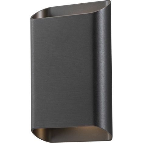 PLAK Applique a Parete LED 14W IP65 Biemissione 3000K CRI90 in Metallo Finitura Titanio - Illuminazione di Design per Interni Rossini Group (1/5)