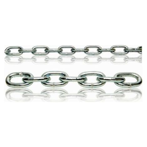 Cadena eslabones zincada ø 3 mm din 5685 caja de 63 m (1/2)