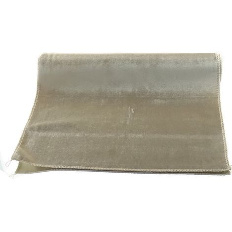 Samtiger Weihnachtsstoff Champagner 35 cm x 180 cm auf Rolle - Polyester (1/2)