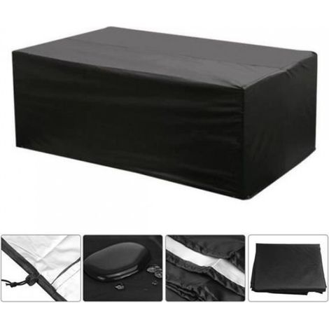 Housse De Protection Pour Mobilier De Jardin - Imperméable 420D - Extérieur Et Intérieur - 200 x 160 x 70 cm (1/4)