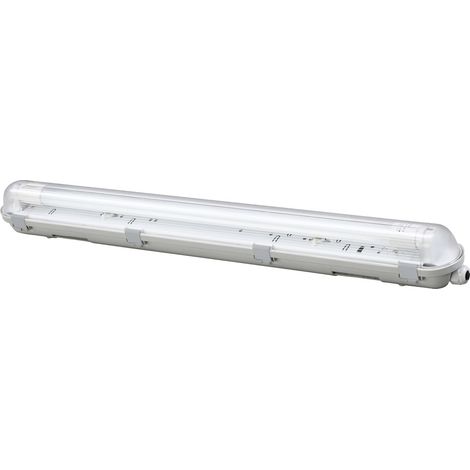 Sygonix LED-Feuchtraumleuchte LED G13 9 W Naturweiß Grau (1/3)