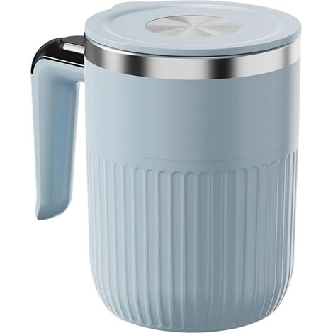 Tasse à mélanger automatique multifonctionnelle en acier inoxydable 316, adaptée au café, pour la préparation de boissons chaudes et froides, équipée d'une poignée ergonomique. (1/5)
