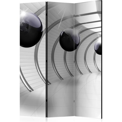 Paravent 3 Volets "Futuristic Tunnel II" 135x172cm (1/2)