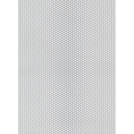 Alberts 466992 Lamiera Forata, Alluminio, 250 x 500 x 0,8 mm (1/2)