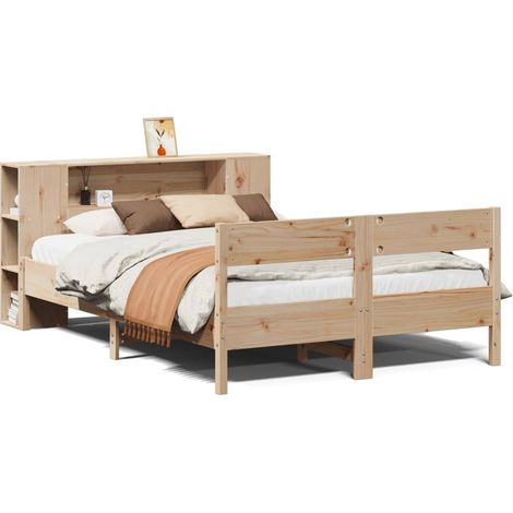 Maison Exclusive - Letto Libreria senza Materasso 160x200 cm in Legno di Pino
