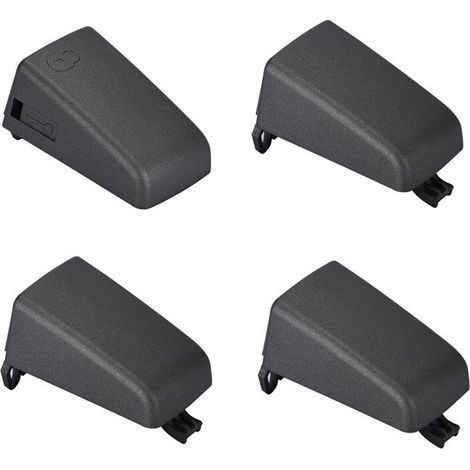 LR018254 LR072421 1 Set di 4 copri maniglie per porte per Freelander 2 4/3 LR2 LR3 CXJ500050 CXJ500060, grigio (1/2)