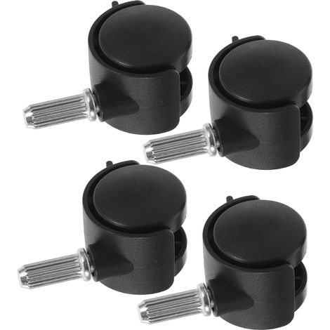 roulettes pivotantes de 2 5 cm 1 pouce avec frein pour (1/5)