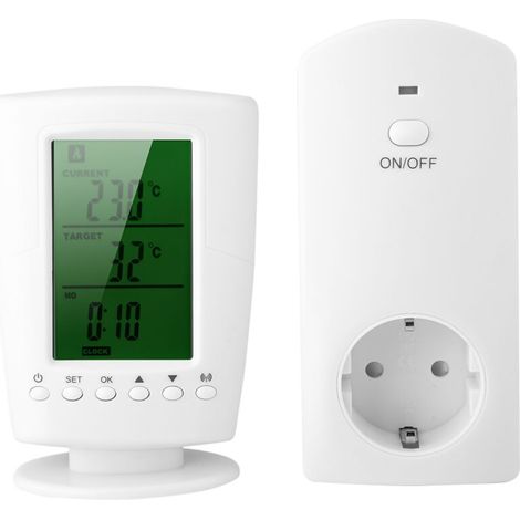 Thermostat sans fil programmable et prise intelligente pour la maison (1/5)