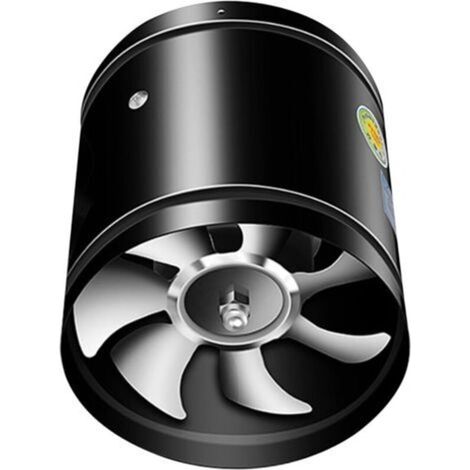 Ventilateur d'extraction circulaire silencieux en métal pour sous-sol de cuisine (4 pouces, 20 W) (1/5)