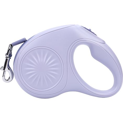 Laisse rétractable pour chien, poignée ergonomique, antidéflagrante, 3 vitesses, télescopique, longueur 5m, pour la marche des animaux de compagnie (1/5)