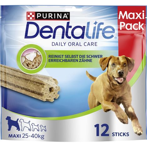 Purina DentaLife Maxi Snacks für große Hunde 12 Sticks 345g Maxipack Soft Snack (1/2)