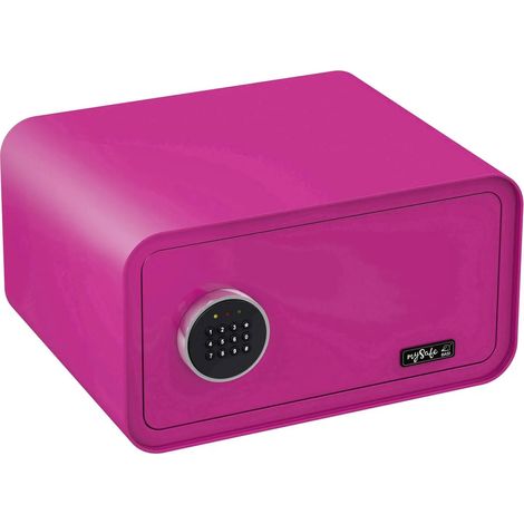[GEBRAUCHT] B-Ware Basi Einbruchschutztresor Möbeltresor Safe Zahlenschloss Elektronikschloss Pink