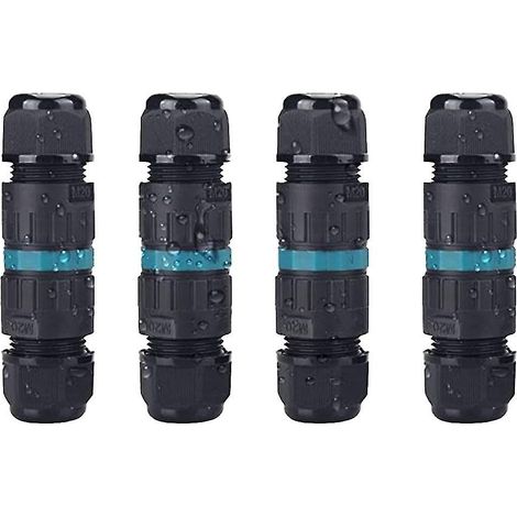 Manchon de connexion étanche pour câble de mise à la terre, pour câble triphasé de 5 à 9 mm². (1/4)