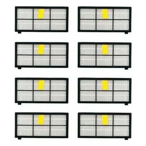 FOREHILL 8 iRobot Roomba 980 880 870 800 Filtri di ricambio HEPA [8 pezzi] Kit filtro aspirapolvere (1/5)