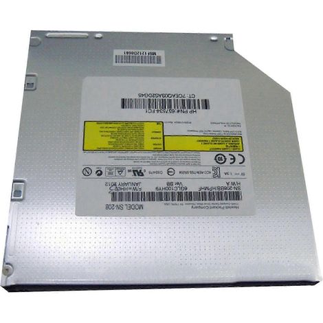 Graveur DVD/CD-RW, lecteur optique SATA intégré 9,5 mm, graveur DVD pour ordinateur portable SU-208 EK (1/5)