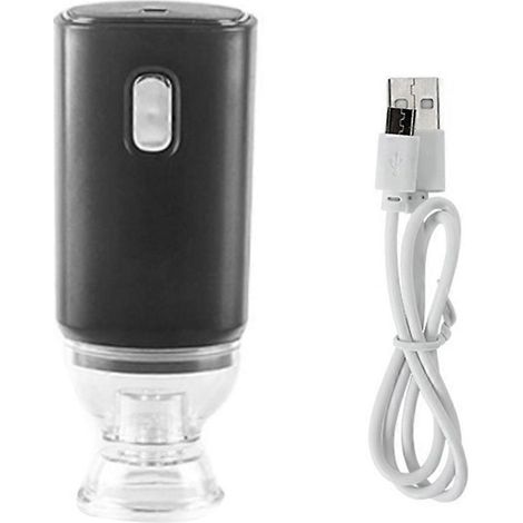 Pompe à air électrique rechargeable USB pour imprimante 3D, scelleuse à vide pour filament PLA, gonflage rapide en une seule touche, scelleuse à sec pour filament B (noir)