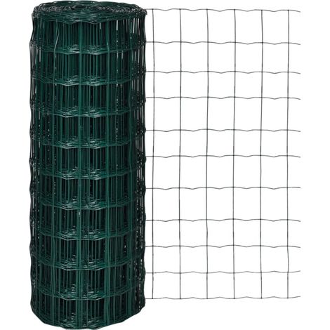 Clôture euro Acier 10 x 1,0 m Vert (1/4)