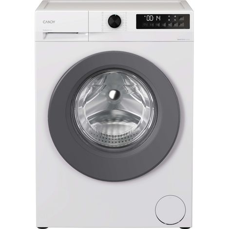 Candy ProWash 300, Lavatrice Carica Frontale 10 KG, 20% più efficente della classe A, 1400 giri, Bianco, Inverter, Fresh Vapor, 8 Cicli Rapidi, GD 410G8-S