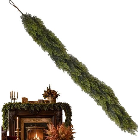 Guirnaldas navideñas para decoración - Guirnalda artificial de cedro para (1/5)