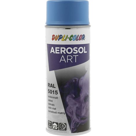 Dupli Color Aerosol Art Lackspray Graffiti Dose - wetterfest, lichtecht und UV-beständig - Graffiti-Spray 400ml, himmelblau seidenmatt RAL 5015
