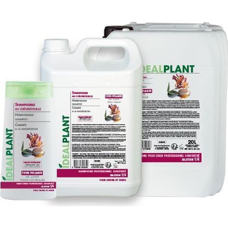 Shampoing IdealPlant doux au chèvrefeuille : 250 ml (1/2)