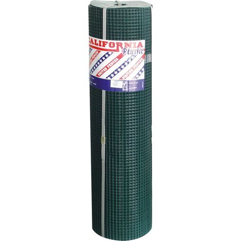 RETE ELETTROSALDATA CALIFORNIA PLASTIC A MAGLIA QUADRA 12X12RT25MT H50 (1/4)