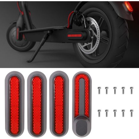 Enjoliveurs réfléchissants pour roue arrière compatibles avec la trottinette électrique Mi Pro 2 M365 1S accessoires avec vis pour cache décoratif latéral de roue arrière (1/5)