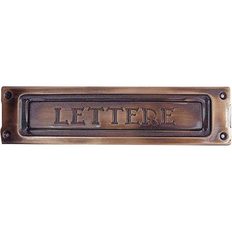 BUCA PER LETTERE pz 1 - anticata  - Blister Koncreto