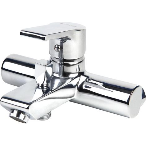 COFAN grifo monomando bañera modelo ross , Grifo monomando para bañera con mecanismo cerámico de 35 mm. Está fabricado en latón cincado con acabado cromado y salida inclinada. Disp