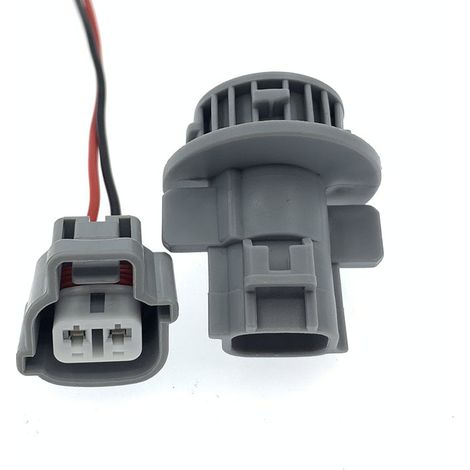 90075-60006 Applicable aux clignotants, feux de freinage, feux antibrouillard, feux arrière, douilles et connecteurs d'ampoules Toyota 3611877A00 -- Douille + Fiche