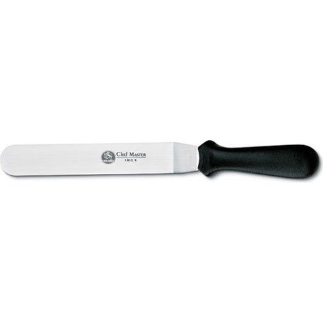 SPATOLA ACCIAIO INOX PER CUCINA CM. 22 PER CUOCO CON SCALINO (27325)