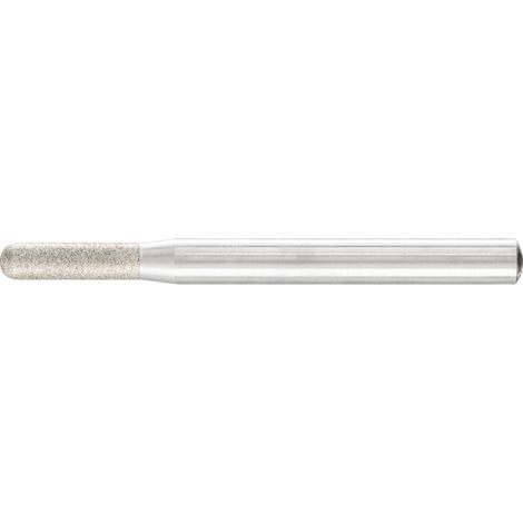 PFERD TOOLS Diamant-Schleifstift Walzenrund Ø5,0mm Schaft-Ø6 mm D126 (mittel) ideal für den Handeinsatz