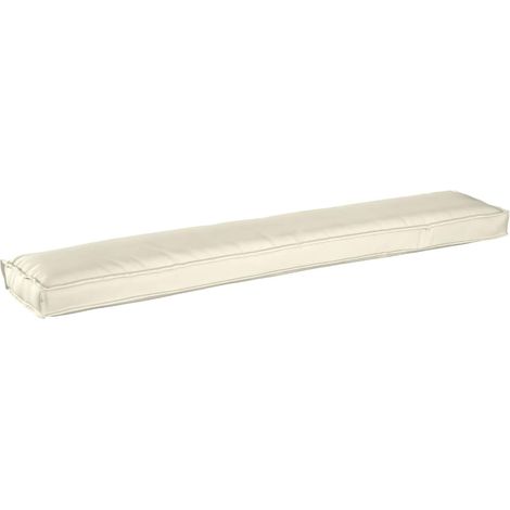Coussin de palette Crème 200 x 40 x 8 cm Tissu Oxford (1/5)