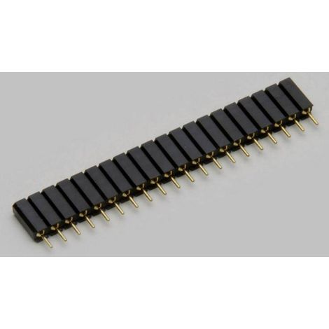TRU COMPONENTS Barrette femelle (de précision) Nbr de rangées: 1 Nombre de pôles par rangée: 3 TC-2506451 1 pc(s) Q201962