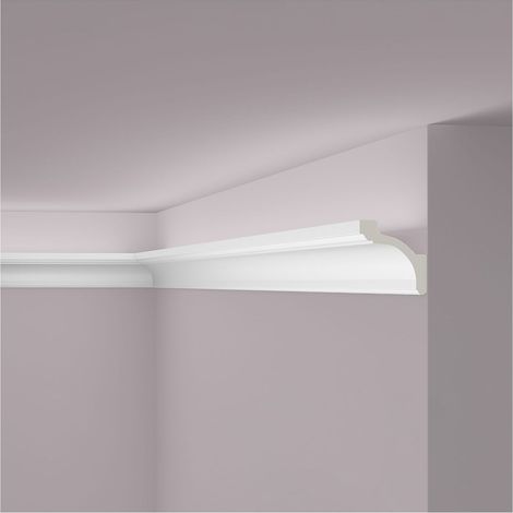 Cornisa NMC Z20 ARSTYL Noel Marquet Moldura decorativa Perfil de estuco diseño moderno blanco 2 m (1/5)
