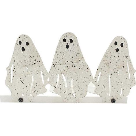 Halloween-Dekorationen mit Geisterkerzenständern, gruselige Partystimmung, Dekorationen fürs Homeoffice (1/5)