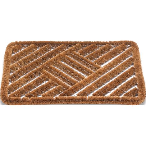 Fußmatte Kokosbürsten natur Kokos/Stahl L500xB800xS30mm