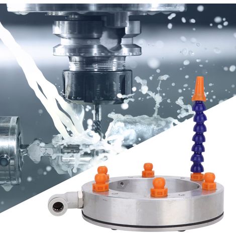 Anneau de pulvérisation d'eau pour machine à graver, diamètre 100 mm, tuyau d'eau de diamètre extérieur 10 mm (1/5)