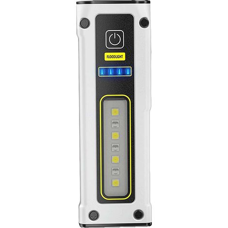 Portable Rechargeable LED Work Light with Magnetic Base, Mini Magnetic Flashlights for Mechanics with COB Sidelight(White) (1/5)
