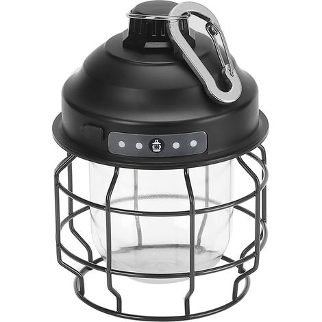Mini lanterne Vintage suspendue en métal, lumière chaude Led, Rechargeable, pour tente, usage extérieur (1/5)