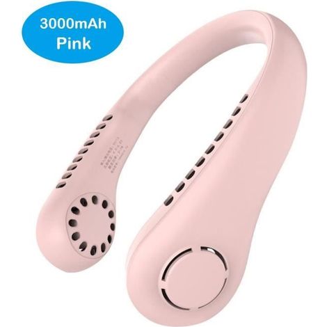 Ventilateur - AIHONTAI - Portable - 3000mAh - Rechargeable par USB - Silencieux 20 dB (1/4)