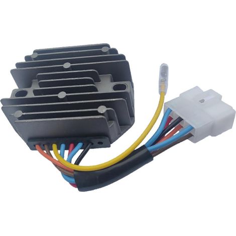 Compatible avec les convertisseurs de tension, régulateurs de courant et redresseurs en aluminium pour motos 119653-7771011 et 119640-77711 RS5121. (1/5)