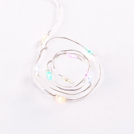 Stringa di Luce Fata LED Interno 0,5M [HO-XMAS-032-IP20-0,5M-RGB] (1/4)