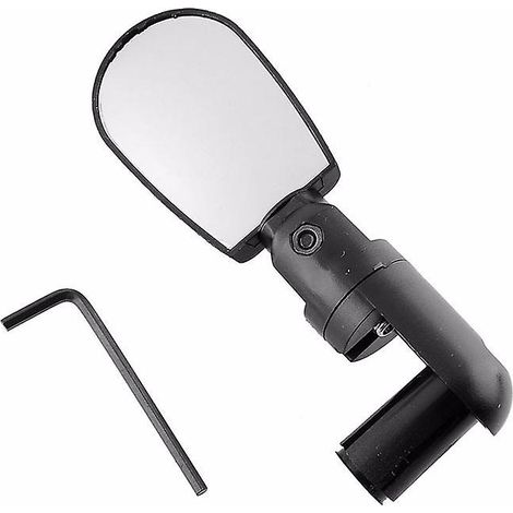 Rétroviseur de vélo de route unisexe noir pour adulte, taille universelle (1/5)