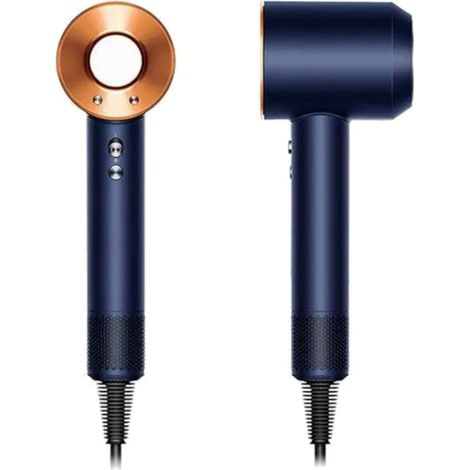 Dyson – Sèche-cheveux Supersonic™ 1600 W – Technologie de séchage rapide sans chaleur extrême – Pour cheveux raides à ondulés – Bleu de prusse cuivré