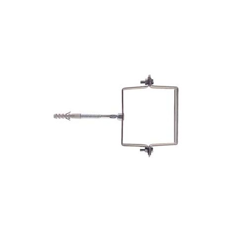 COLLARI PER PLUVIALI QUADRI SCP-V- - SCP-V mm.80x80 tassello ø mm.10 - 10 pezzi FISCHER