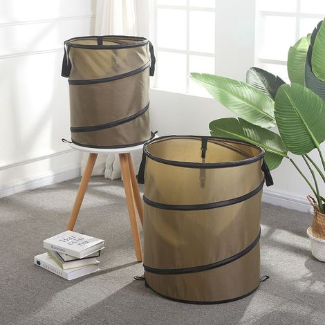 Poubelle pliable, collecteur de pelouse et de feuilles de jardin, poubelle portable pour le camping (1/5)