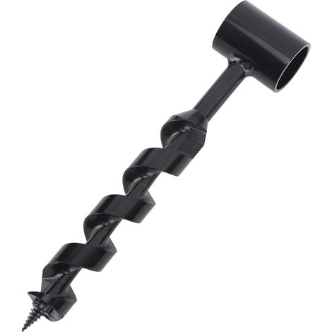 Post Hole Digger Manual,Plus Facile à Percevoir Multifonctionnel Tapière en Bois Fait à la Main Téléner en Acier à Grande Vitesse avec des Trous Pratiques pour le Soudage (1/5)